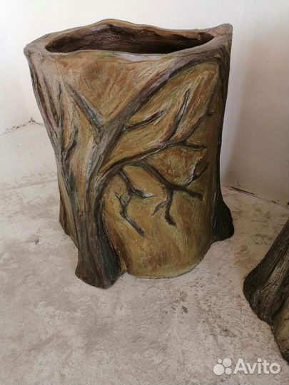 Бетонные вазоны