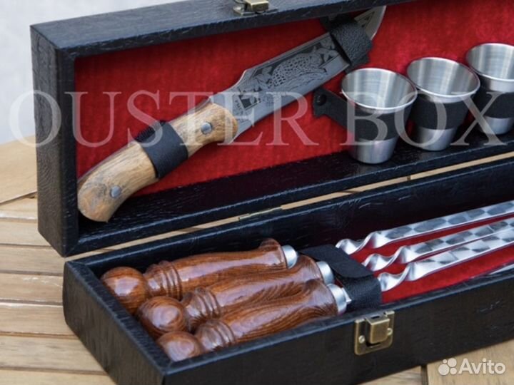 Подарочный набор с шампурами 