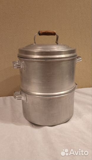 Соковарка / Мантоварка СССР алюминиевая