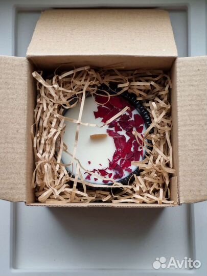 Свеча из соевого воска на заказ