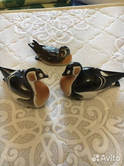 Фарфоровые Статуэтки птиц