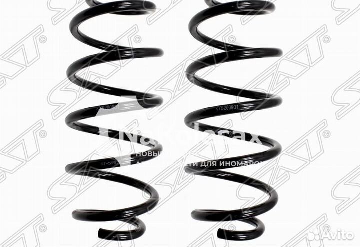 Пружина подвески задняя (Комплект 2шт.)toyota coro