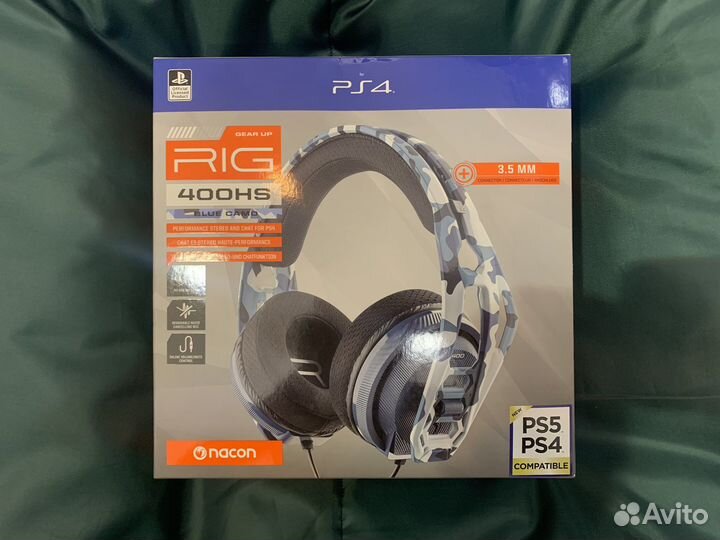 Наушники Nacon RIG 400HS camo blue