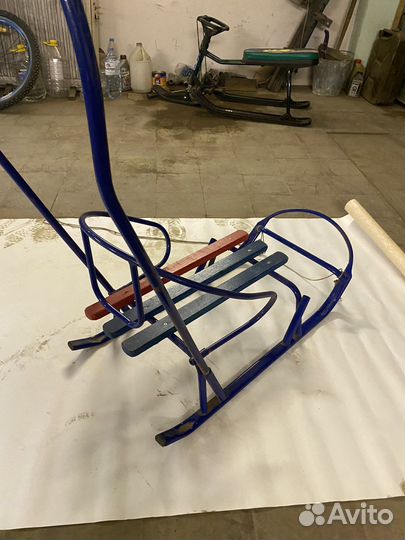 Детские зимние санки