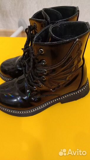 Ботинки для девочки лакированные