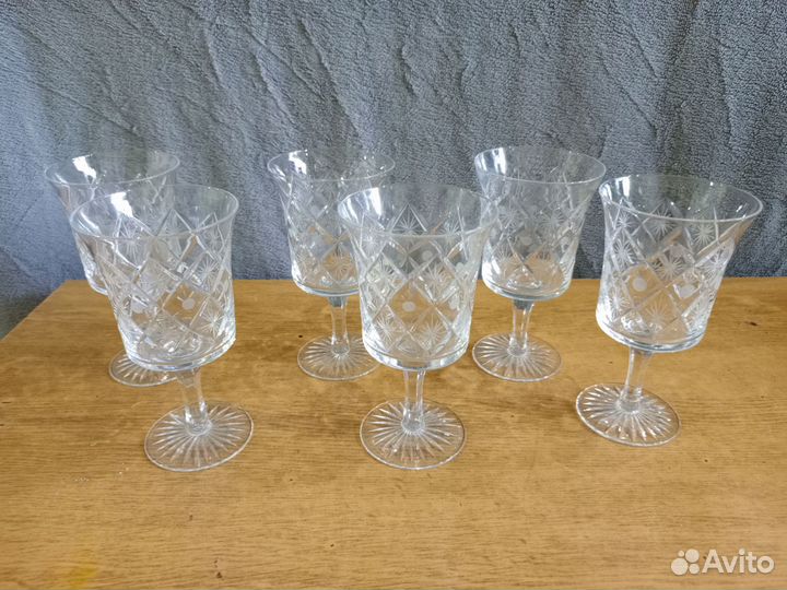 Фужеры хрустальные СССР