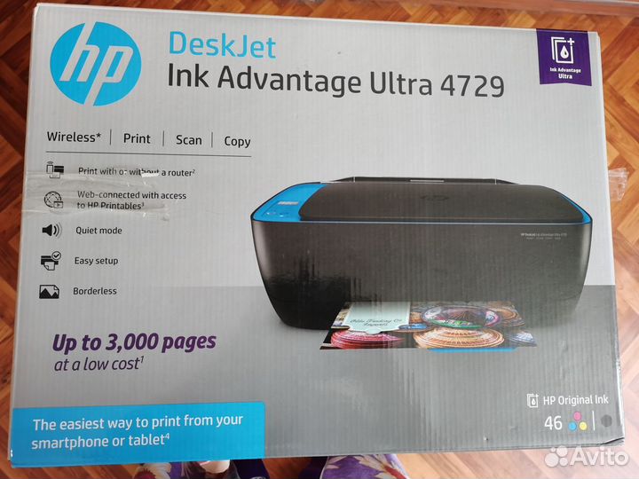 Мфу Принтер струйный Deskjet Ink Advantage Ultra