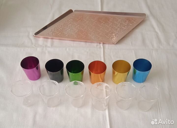 Рюмка разноцветная набор ГДР