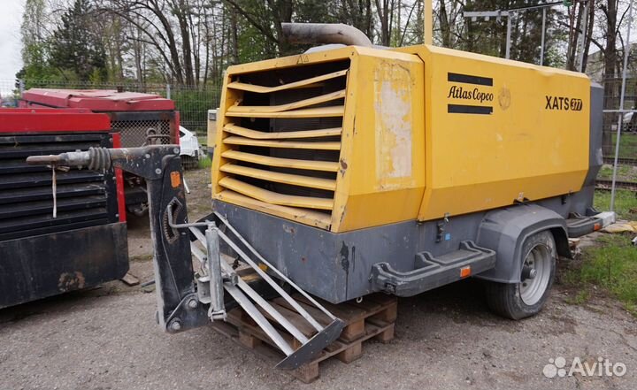 Компрессор бу Atlas Copco xats377cd ec Row Box