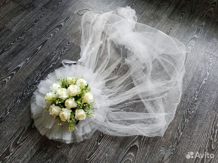 Свадебное украшение на машину (авто) 9