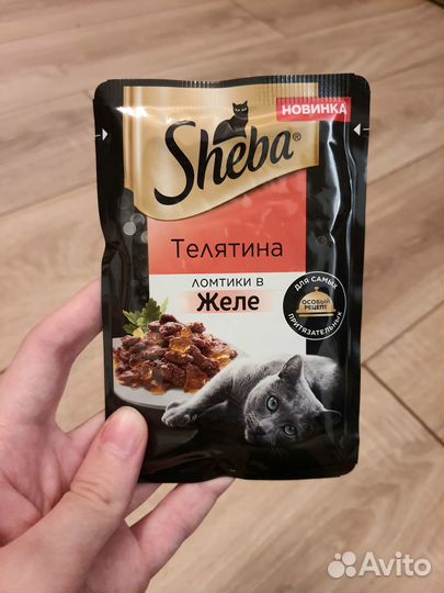 Корм для кошек Sheba Телятина 19 шт