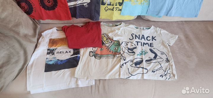 Футболки для мальчика 128 134 пакетом