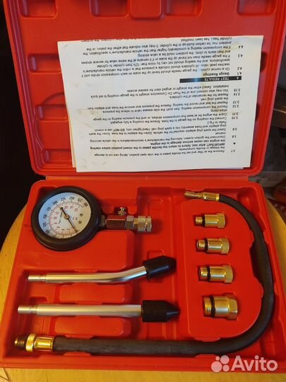 Комплект 9 в 1, манометр для автомобилей и мотоцик