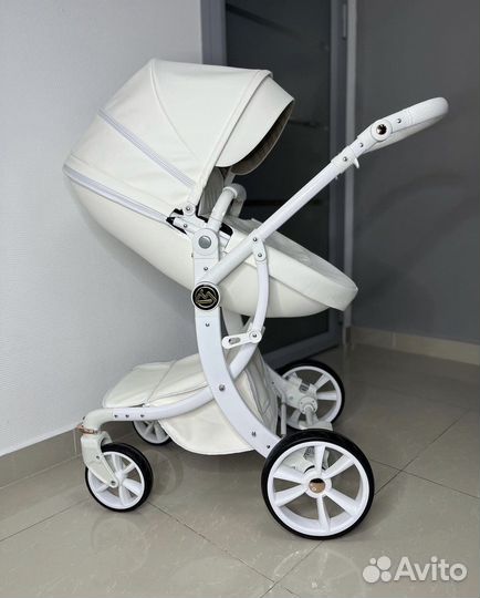 Коляска Luxmom new 2023 кожа. Доставка