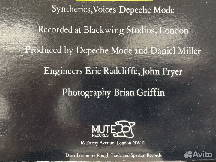 Виниловая пластинка Depeche Mode Speak And Spell