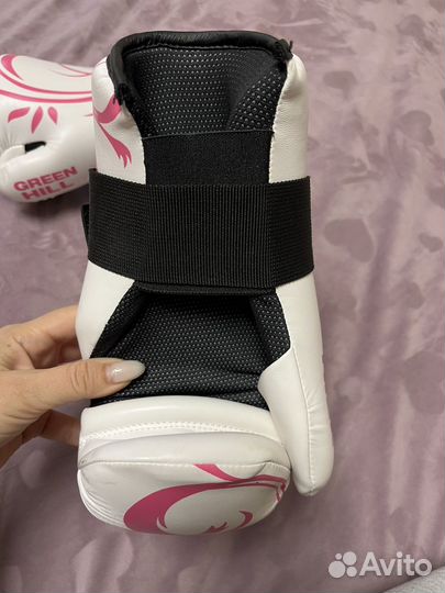 Боксерские перчатки green hill 10