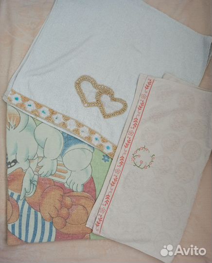 Большие банные махровые полотенца