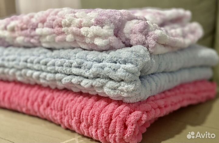 Пледик плюшевый