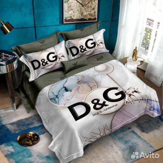 Постельное белье евро брендовое