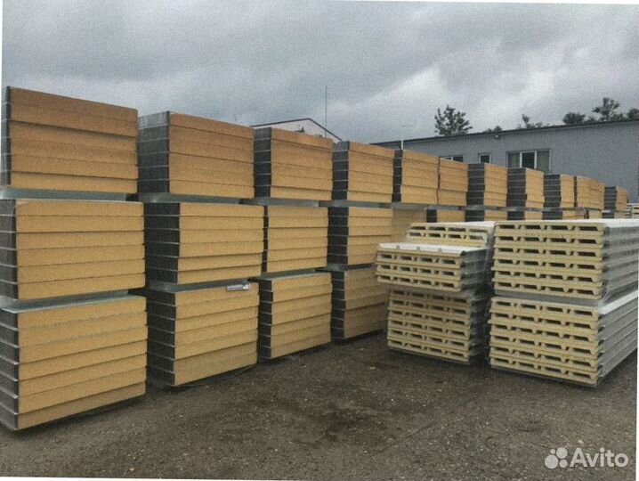 Сэндвич панели стеновые утеплитель PIR от 200 м2