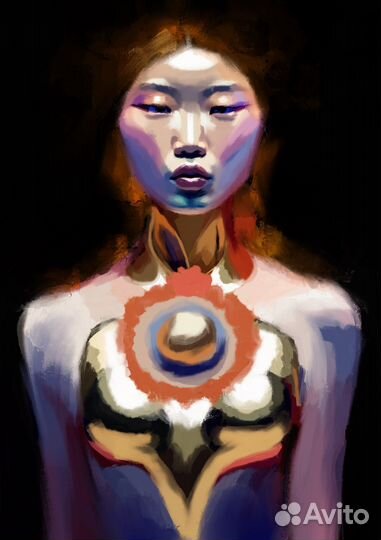 Рисую сочные и яркие картины для интерьера