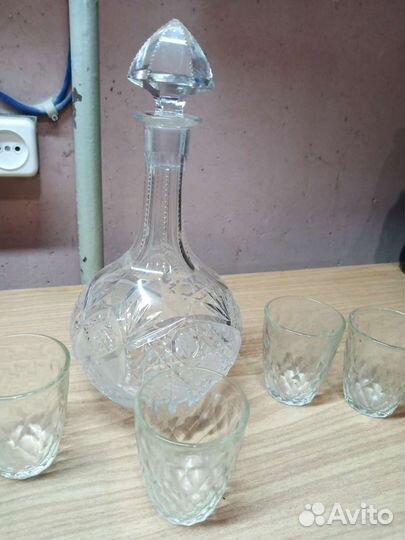 Графин с рюмками СССР