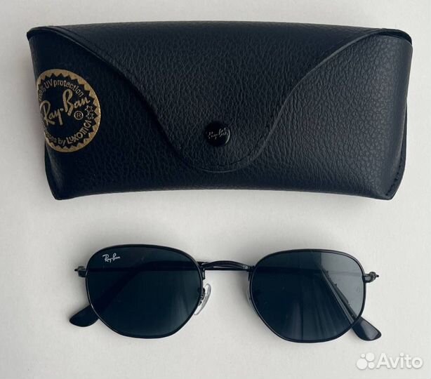 Очки Ray Ban Hexagonal черные