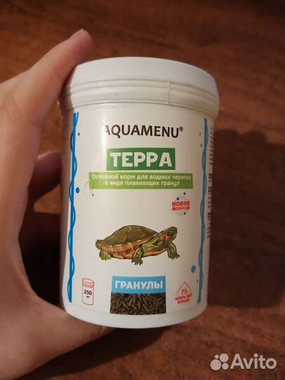 Корм для рыбок и черепах