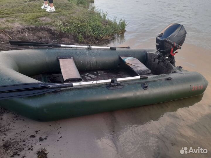 Надувная лодка с мотором бу