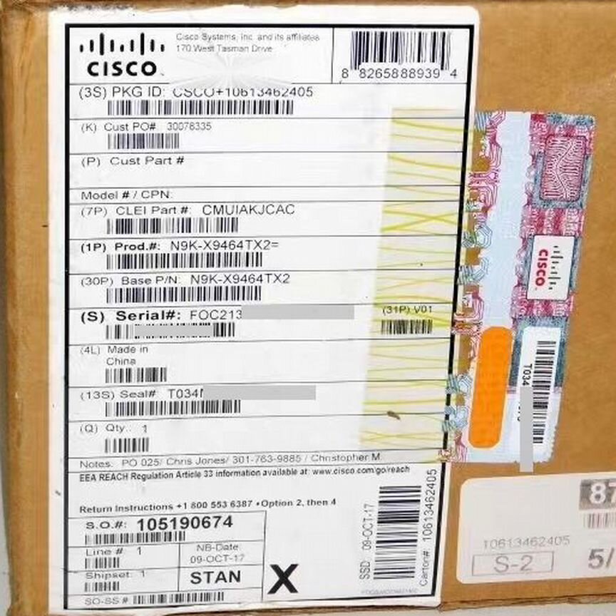 [N9K-X9464TX2] Модуль Cisco Ref N9k-X9464tx2