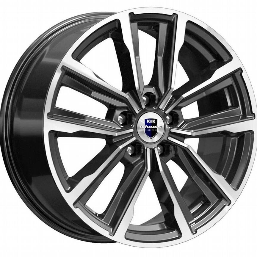 Диски K&K Лацио 7.5x17 5x114.3 ET45 D67.1 Алмаз черный