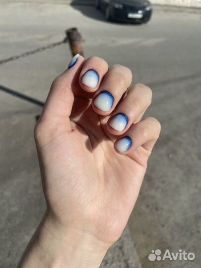 Маникюр с наращиванием