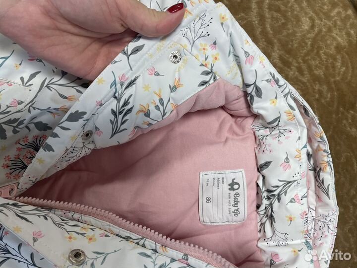 Зимний костюм для девочки 86