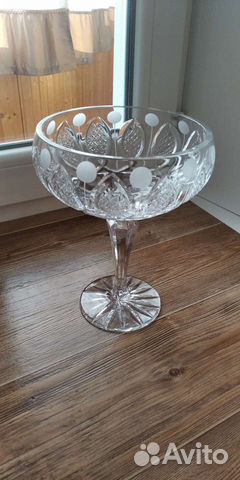 Ваза для фруктов Гусь Хрустальный