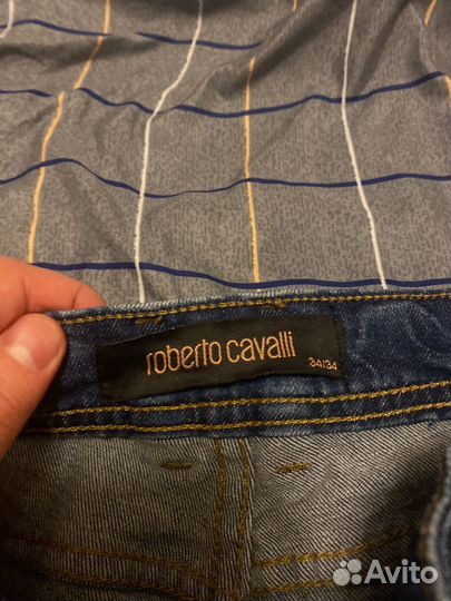 Roberto cavalli джинсы мужские