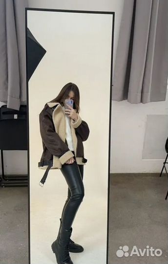 Дубленка авиатор