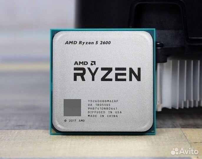 Процессор AMD Ryzen 5 2600 box + память и мать