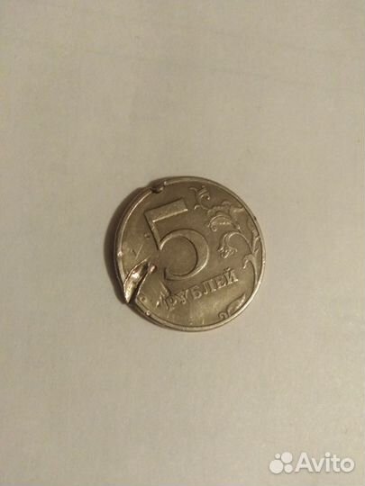 Монета с заводским Браком