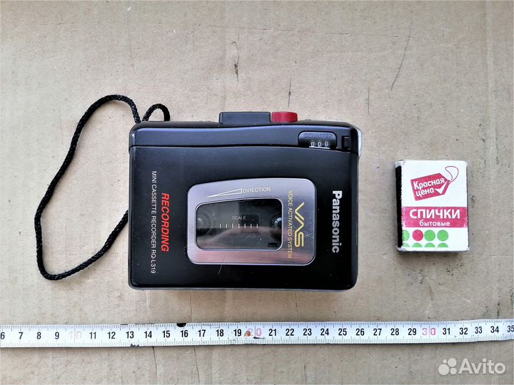 Мини-кассетный аудиомагнитофон panasonic RQ-L319
