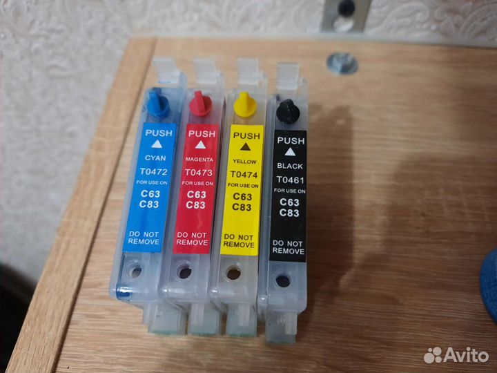 Комплект пзк для epson/краска