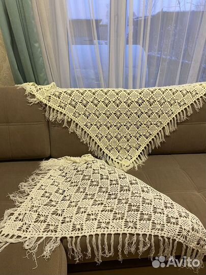 Шаль вязаная крючком