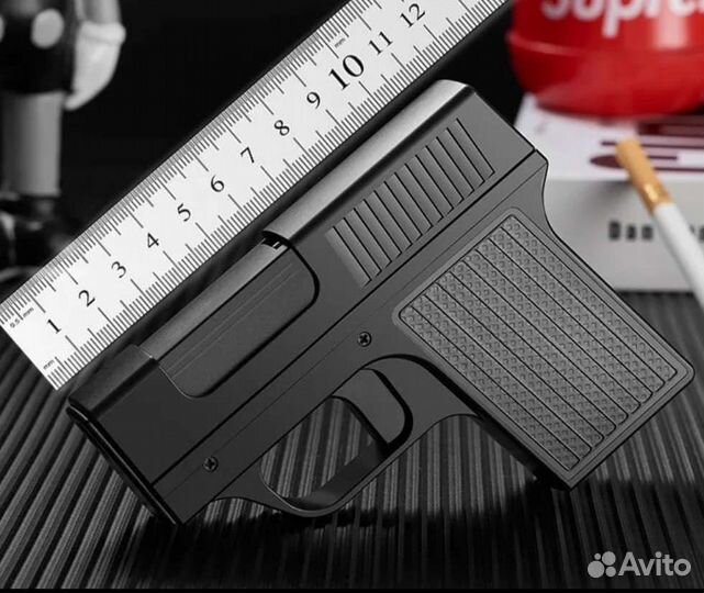 Зажигалка Пистолет с секретным отсеком