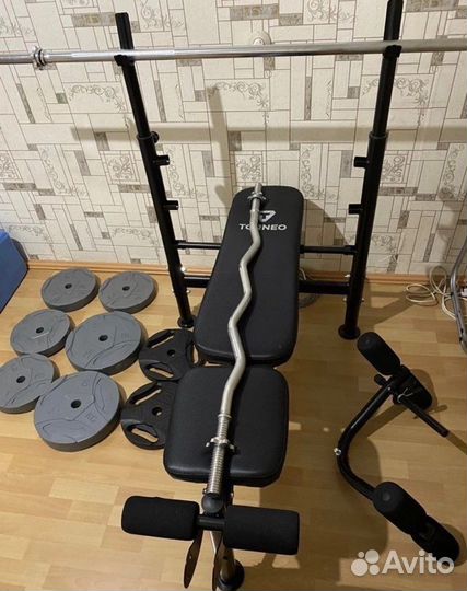 Скамья для жима и пресса (многофункциональная)