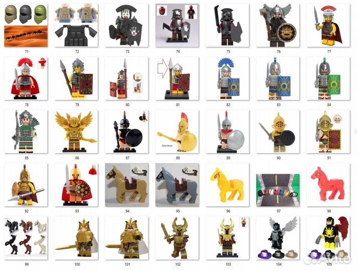 Новое, Лего, Рыцари и их противники