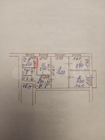 4-к. квартира, 61,4 м², 4/5 эт.