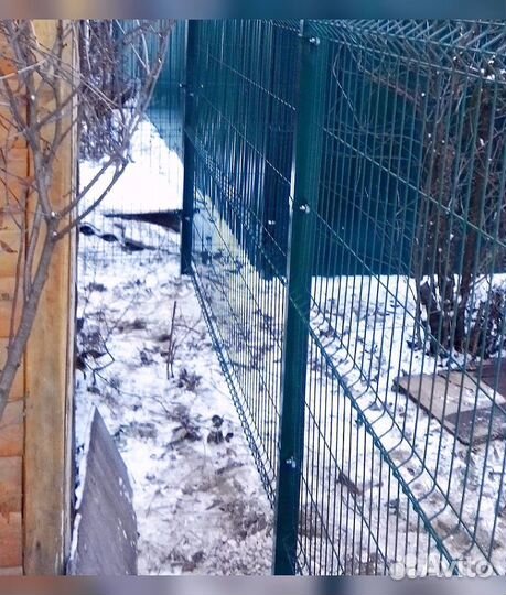 Забор из 3д сетки