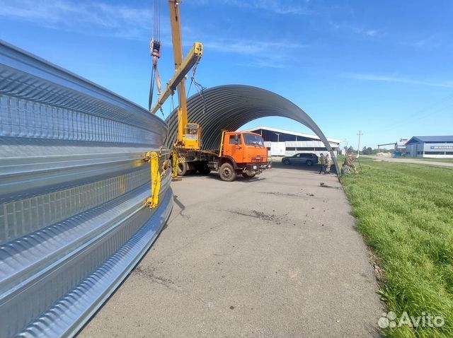 Быстровозводимые ангары в рассрочку 940 кв.м