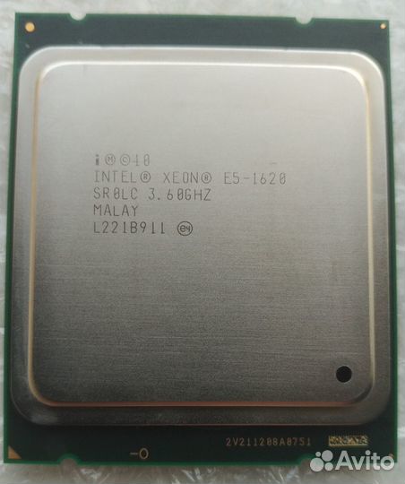 Процессор Intel Xeon e5-1620 3.6 Гц