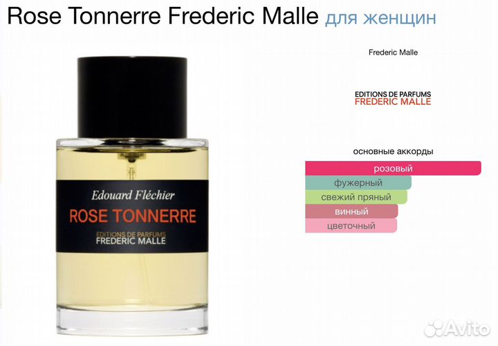 Духи женские Frederic Malle Une Rose 100мл