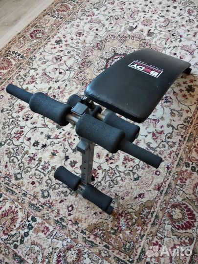 Скамья для пресса и степпер